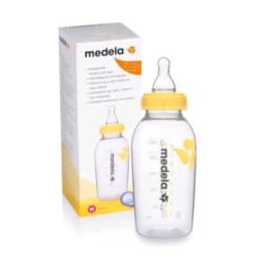 MEDELA BREAST BOTTLE WITH TEAT 250 ML