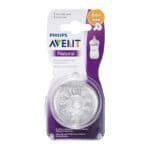 PHILIPS AVENT NATURAL FEEDING TEATS 6 M X2