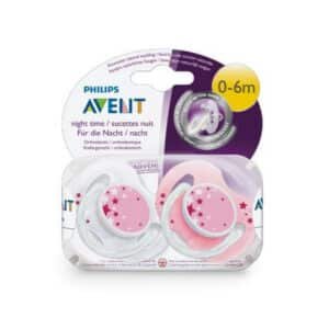 PHILIPS AVENT SOFT STHR SIL 0-6M GIRL X2