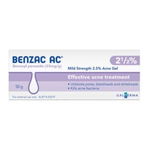 BENZAC AC 2.5% 60G GEL