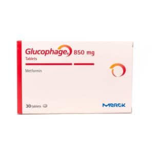 GLUCOPHAGE 850MG 30 TABLETS
