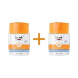 EUCERIN SUN FLUID MATIFYING 50 (1+1)