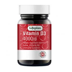 LIFEPLAN VITAMIN D3 4000IU 90 TAB