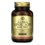 SOLGAR ALPHA LIPOLIC ACID 600 MG 50 TAB