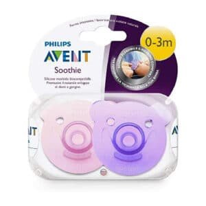 PHILIPS AVENT SIL SOOTHIE SIL 0-3M GIRL X2