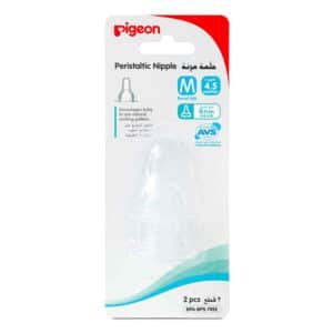 PIGEON PERISTALTIC NIPPLE 2 PCS NO 17339