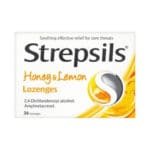 STREPSILS HONEY AND LEMON 36TAB