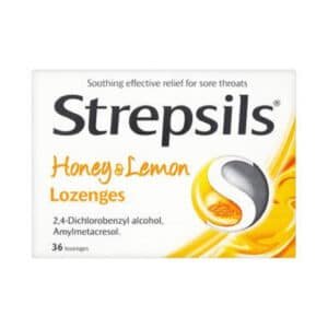 STREPSILS HONEY AND LEMON 36TAB