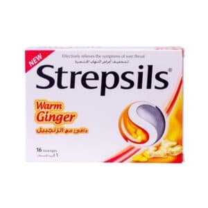 STREPSILS WARM GINGER 16"S LOZENGES