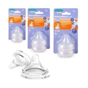 LANSINOH NATURALWAVE SLOW FLOW F TEATS