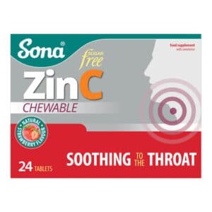 سونا زنك اقراص مضغ 24 قرص