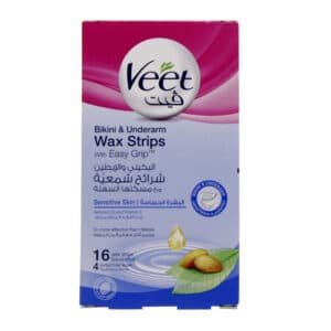 VEET WAX STRIPS BIKINI & UNDER ARM 16PC