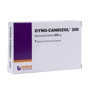 GYNO-CANDIZOL 200MG 7 VAGINAL OVULES