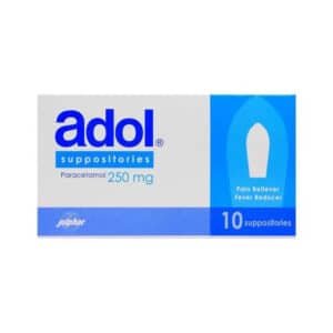 ADOL SUPPOSITORY 250MG 10 SUPP