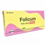 FOLICUM 5MG 20 TAB