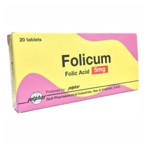 FOLICUM 5MG 20 TAB