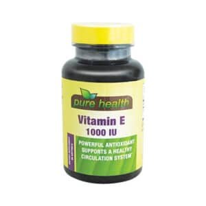 PURE HEALTH VIT E 1000 IU 60"S SOFT GELS