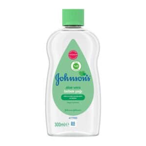 J&J BABY OIL WITH ALOEVERA  300 ML