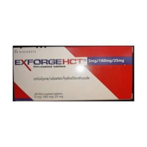 EXFORGE HCT 5/160/25 MG 28*S