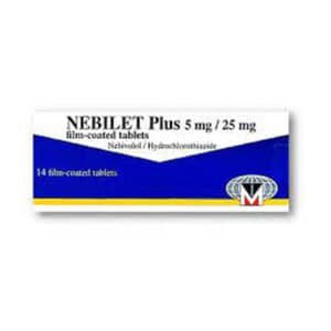NEBILET PLUS 5/25 MG 30 TAB