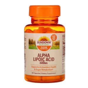 SUNDOWN ALPHA LIPOIC ACID 600MG 60CAP