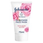 JOHNSON & JOHNSON IN-SHOWER FASE MASK ROSE WATER 75ML