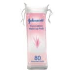 JOHNSON & JOHNSON PURE COTTON MAKE UP PADS 80 PCS