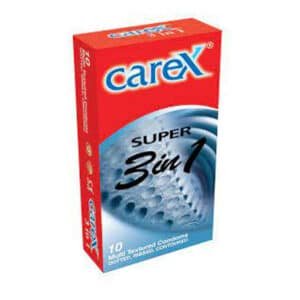 CAREX CONDOM 3 IN 1