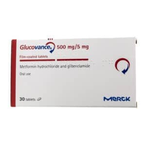 GLUCOVANCE 500MG / 5MG 30 TAB