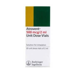 ATROVENT 500MCG/2ML SOL FOR INH 20 VIALS