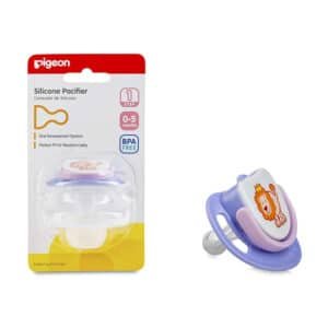 PIGEON SILICONE PACIFIER 0-5MONTHS(13688