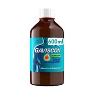 GAVISCON SUSPN 600ML PEPPERMINT FLAVOR