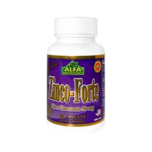 ALFA VITAMINS ZINCO-FORTE 60 TABLETS