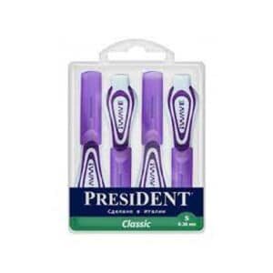 PRESIDENT CLASSIC INTERBRUSHES XS 030 4*S
