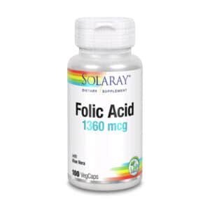 SOLARAY FOLIC ACID 1360MCG 100CAP