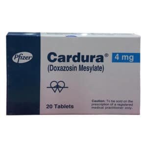 CARDURA 4MG 20*S