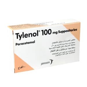 TYLENOL 100MG 10 SUPP