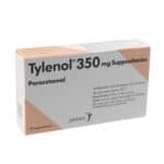 TYLENOL 350MG 10 SUPP