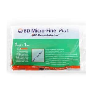 BD MICRO-FINE PLUS INSULIN SYR 033MM(30G)8MM