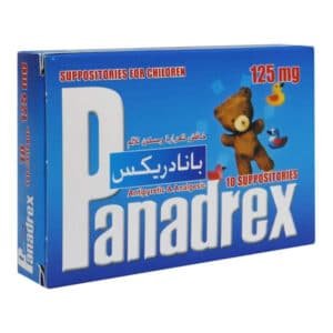 PANADREX SUPPOSITORY 125MG 10 SUPP