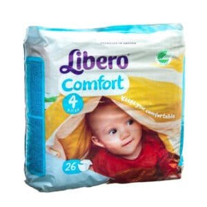 LIBERO COMFORT NO4 7-11KG 26PCS