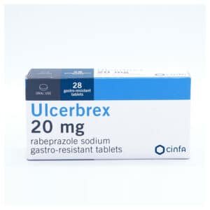ULCERBREX 20MG 28 TAB