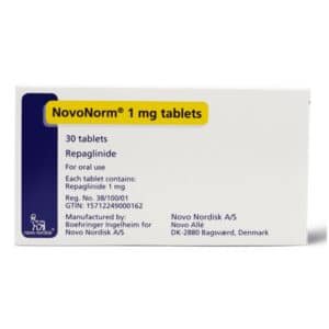 NOVONORM 1MG 30*S
