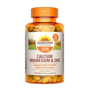 SUNDOWN CALCIUM MAGNESIUM +ZINC 100CAP