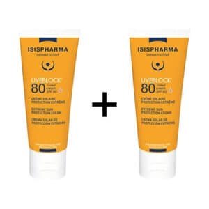 ISIS UVEBLOCK SPF+80 TINTED CREAM 40ML OFFER 1+1