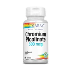 SOLARAY CHROMIUM 500MCG 60S