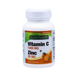 PURE HEALTH VIT C1000+ZINC 50MG