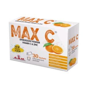 MAX C EFFERVECENT POWDER VITAMIN C &ZINC