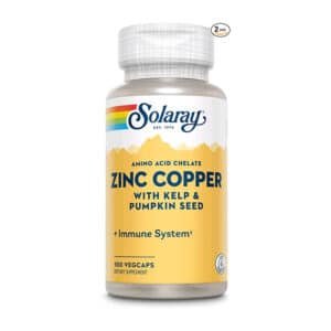 SOLARAY ZINC COPPER 100CAPS