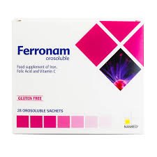 FERRONAM OROSOLUBLE 28 SACHETS